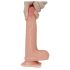 Lovetoy Nature Cock - kétrétegű élethű dildó - 18cm (natúr)