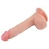 Lovetoy Nature Cock - tapadókorongos élethű dildó - 21 cm (natúr)