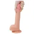 Lovetoy Nature Cock - tapadókorongos élethű dildó - 21 cm (natúr)