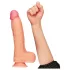 Lovetoy Nature Cock - kétrétegű élethű dildó - 25cm (natúr)