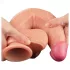 Lovetoy Nature Cock - kétrétegű élethű dildó - 25cm (natúr)