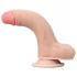 Lovetoy Sliding-Skin - kétrétegű dildó - 18 cm (testszínű)