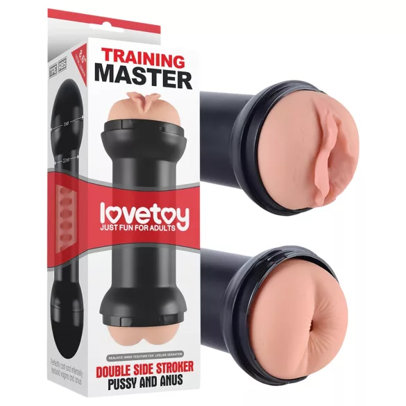 Lovetoy - punci és popsi maszturbátor férfiaknak (testszínű)