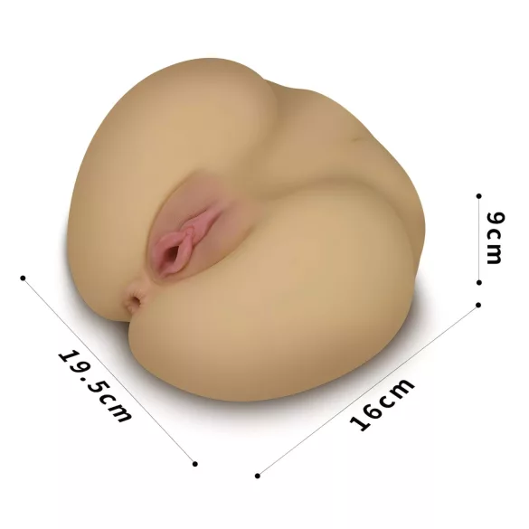 Lovetoy Streetgirl's - női torzó maszturbátor műpuncival (testszínű)
