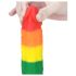 Lovetoy Prider - élethű szilikon dildó - 19cm (szivárvány)