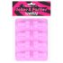 Pénisz formájú jégkocka készítő forma (pink)