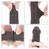Lovetoy Sliding-Skin - kétrétegű dildó - 18cm (barna)