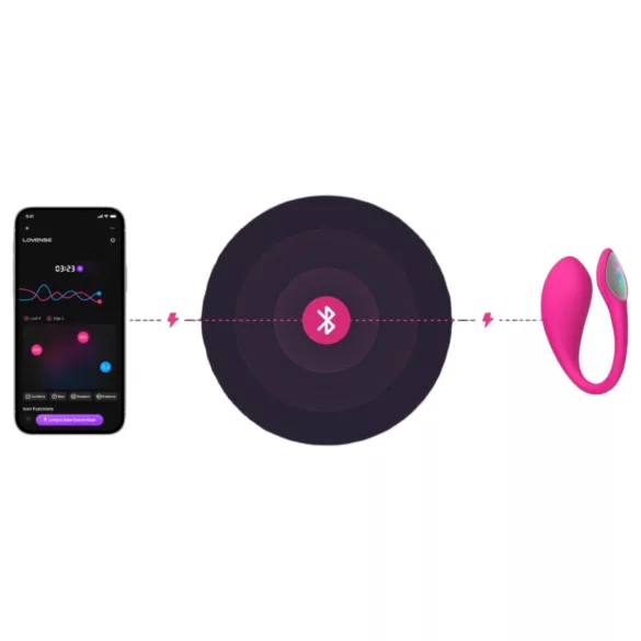 LOVENSE Lush 4 - okos vibrotojás (pink)