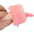 Tracy's Dog Cup - élethű műszáj maszturbátor fogakkal (testszínű)
