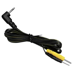   DG-LAB - elektródakábel 2,5 mm-es jackről 2 mm-es tüskékre (fekete)