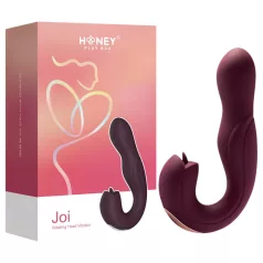   Honey Play Box Joi - forgó, nyelves csiklóizgató és G-pont vibrátor (lila)