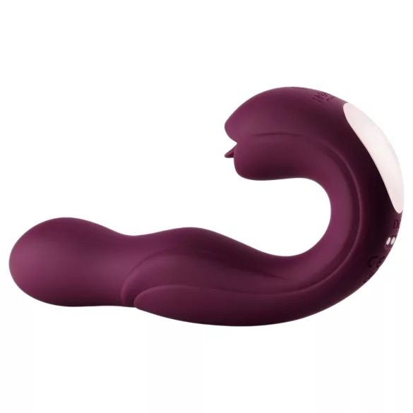 Honey Play Box Joi - forgó, nyelves csiklóizgató és G-pont vibrátor (lila)