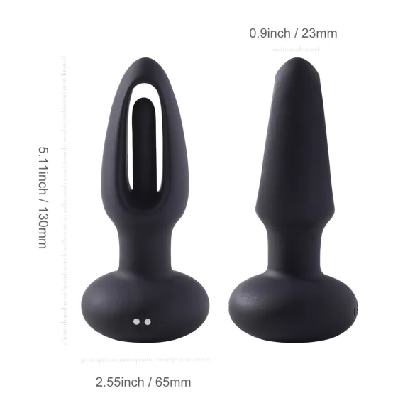 Honey Play Box Snuggy - nyelves análvibrátor (fekete)