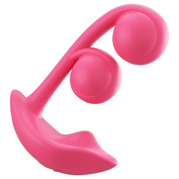 Honey Play Box Melody - okos, gyöngyös 2in1 vibrátor (piros)