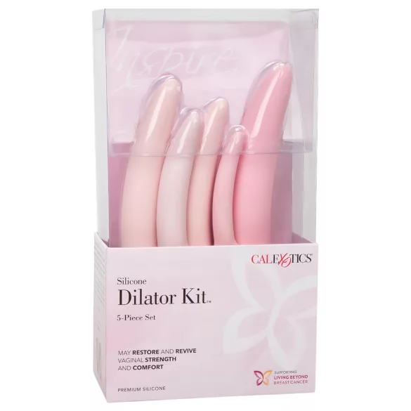 CalExotics Inspire - egészségügyi hüvely tágító szett (pink)