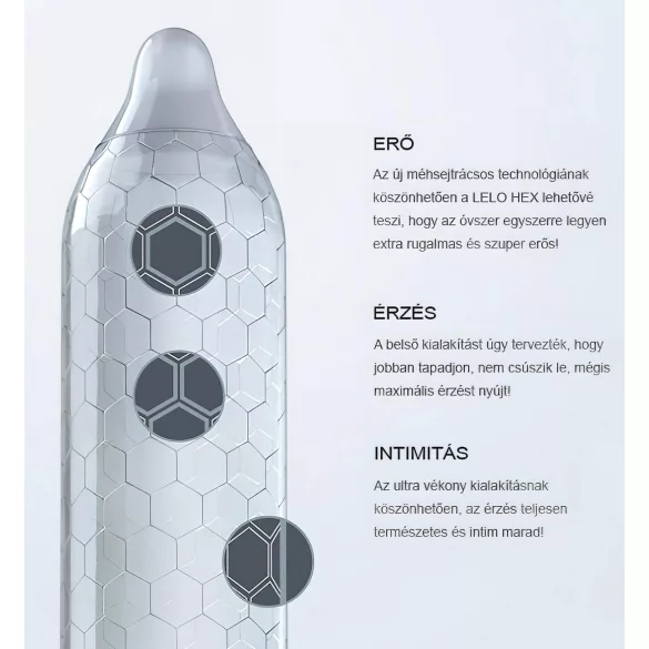 LELO Hex Original - luxus óvszer (36 db)