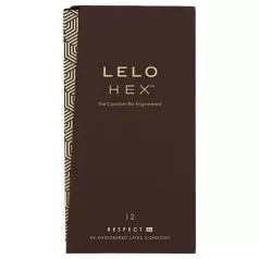 LELO Hex Respect XL - luxus óvszer (12 db)