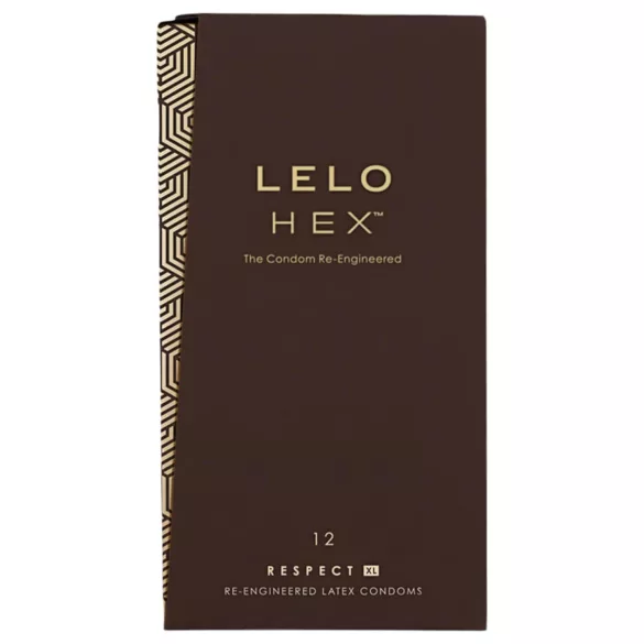 LELO Hex Respect XL - luxus óvszer (12 db)