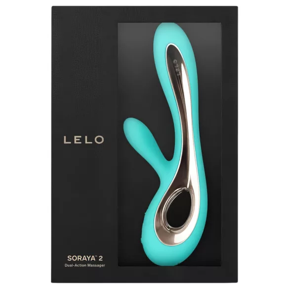 LELO Soraya 2 - csiklókaros vízálló vibrátor (türkiz)