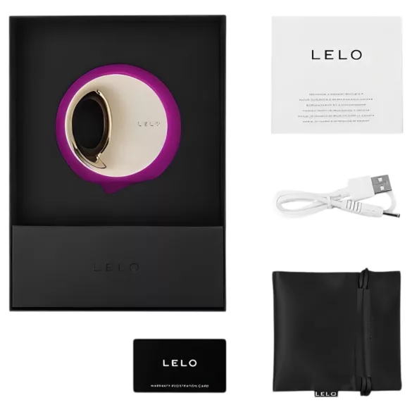 LELO Ora 3 - orálszex szimulátor és csikló vibrátor (lila)