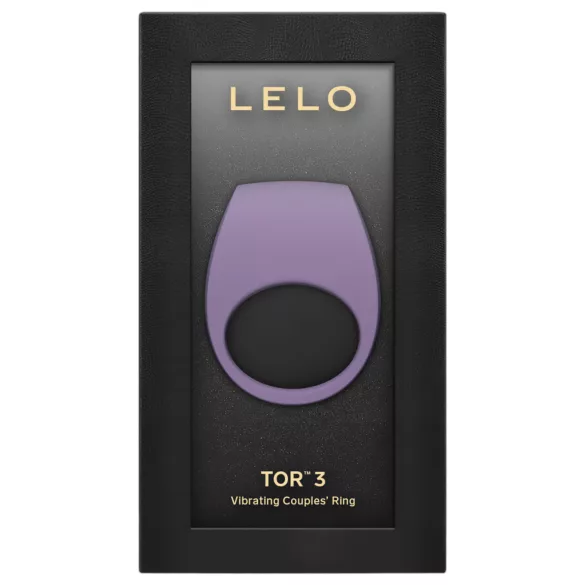 LELO Tor 3 - akkus, okos vibrációs péniszgyűrű (lila)