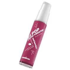   Crushious ZZ POP - ehető folyékony vibrátor, piros bogyós (10ml)