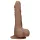 RealRock Dong 7 - herés élethű dildó (sötét natúr, 17 cm)