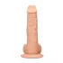 RealRock Dong 8 - élethű, herés dildó (20cm) - natúr