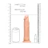 RealRock Dong 8 - élethű dildó (20 cm, testszínű)