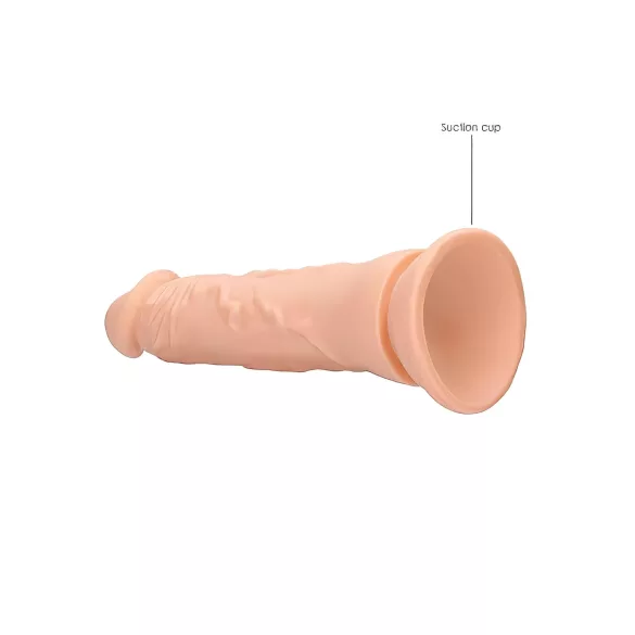 RealRock Dong 9 - élethű dildó (23 cm, testszínű)