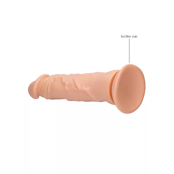 RealRock Dong 10 - élethű dildó (25 cm, testszínű)