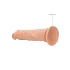 RealRock Dong 10 - élethű dildó (25 cm, testszínű)