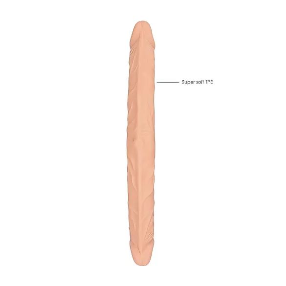 RealRock Double Dong 14 - dupla dildó (36 cm, testszínű)
