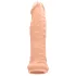 RealRock Penis Sleeve 6 - péniszköpeny (17 cm, testszínű)