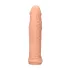 RealRock Penis Sleeve 6 - péniszköpeny (17 cm, testszínű)