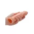 RealRock Penis Sleeve 6 - péniszköpeny (17 cm, testszínű)