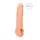 RealRock Penis Sleeve 8 - péniszköpeny (21cm) - natúr