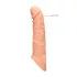 RealRock Penis Sleeve 8 - péniszköpeny (21cm) - natúr