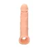 RealRock Penis Sleeve 8 - péniszköpeny (21cm) - natúr