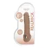RealRock Penis Sleeve 8 - péniszköpeny (21 cm) - sötét natúr