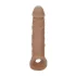 RealRock Penis Sleeve 8 - péniszköpeny (21 cm) - sötét natúr