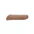 RealRock Penis Sleeve 8 - péniszköpeny (21 cm) - sötét natúr
