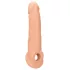 RealRock Penis Sleeve 9 - péniszköpeny (21,5 cm, testszínű)