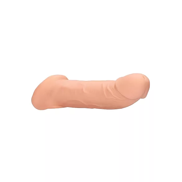 RealRock Penis Sleeve 9 - péniszköpeny (21,5cm) - natúr