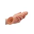 RealRock Penis Sleeve 9 - péniszköpeny (21,5 cm, testszínű)