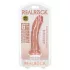 RealRock - tapadókorongos realisztikus dildó - 15,5cm (natúr)