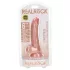 RealRock - tapadókorongos, realisztikus dildó - 15,5cm (natúr)