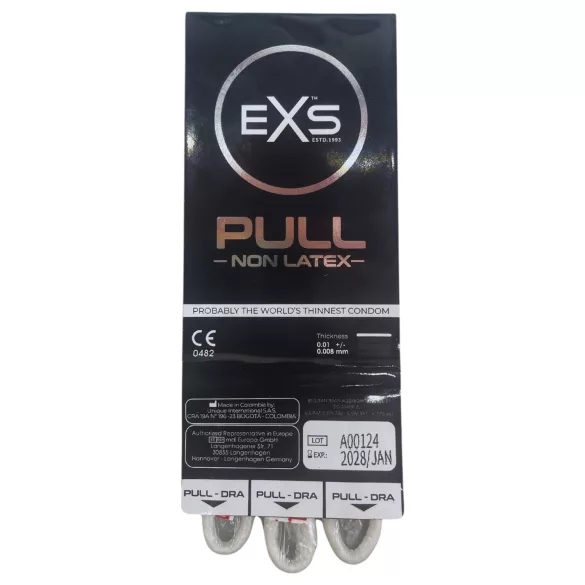 EXS - latexmentes óvszer (3 db)