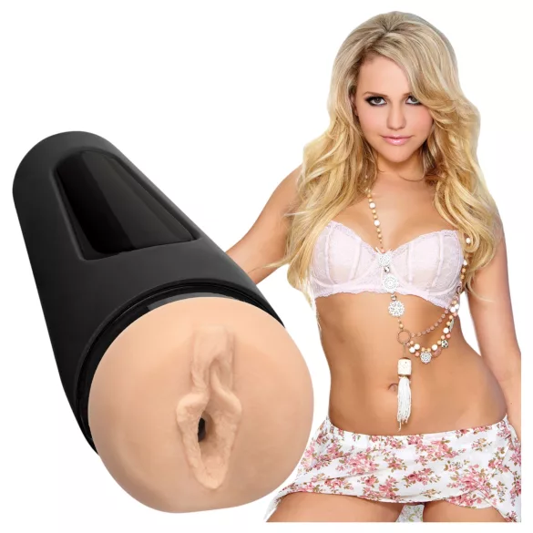 Doc Johnson Main Squeeze Mia Malkova - élethű műpunci maszturbátor (testszínű)