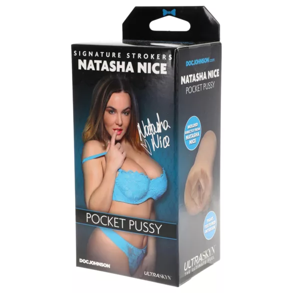 Doc Johnson Natasha Nice - élethű Ultraskyn művagina maszturbátor (testszínű)